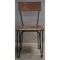 Industrial Urban loft metal Wooden Chair